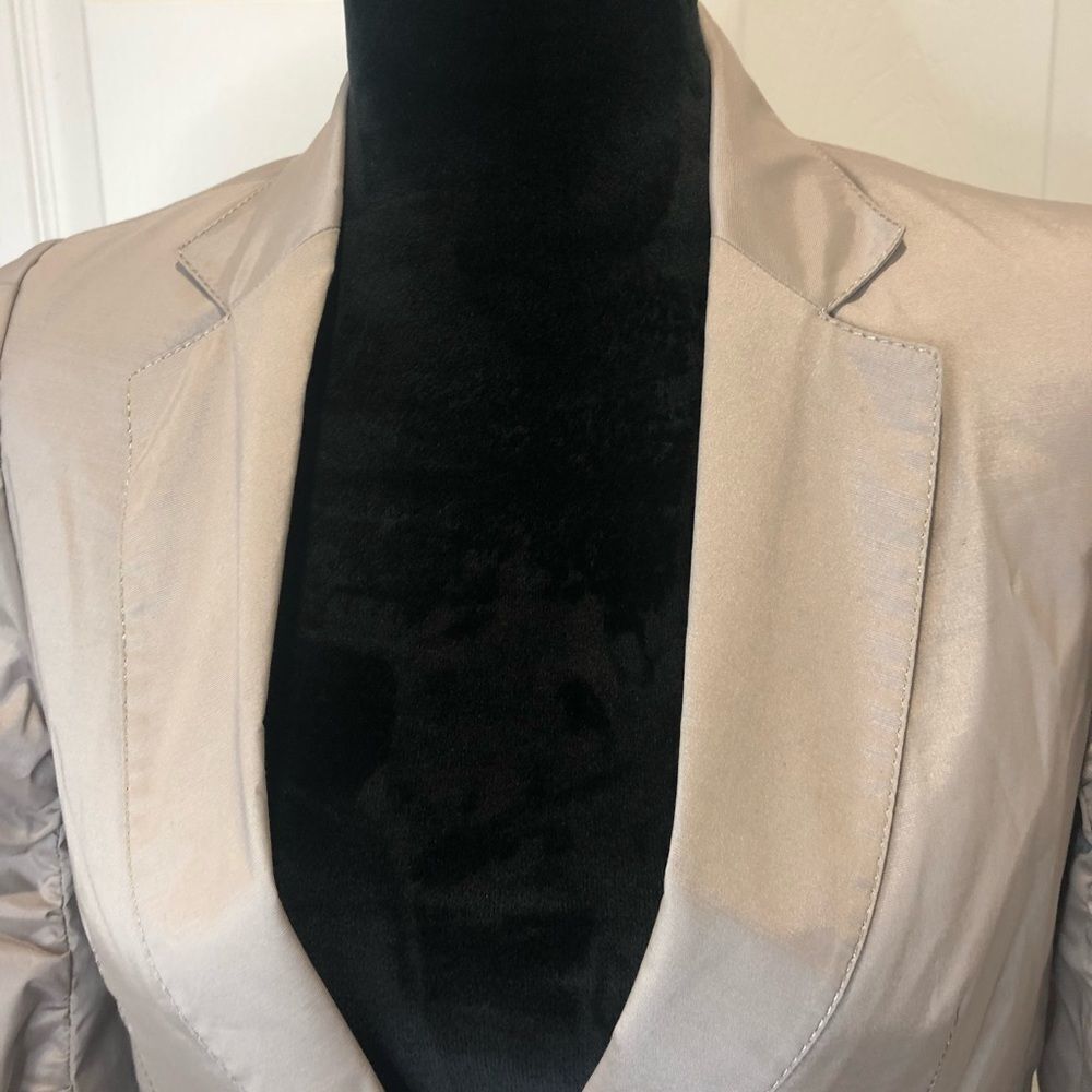 NWT Girdear tan taupe button front blazer jacket - Picture 6 of 12